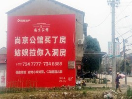 绵阳墙体广告在乡镇、农村市场的媒体优势