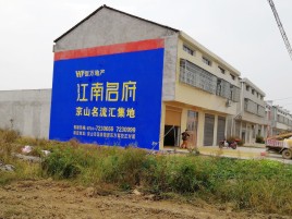 绵阳农村墙体广告在不同形式上面展现的不同特色