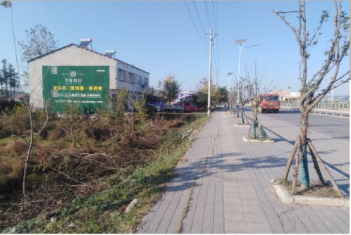 绵阳书山南院墙体广告